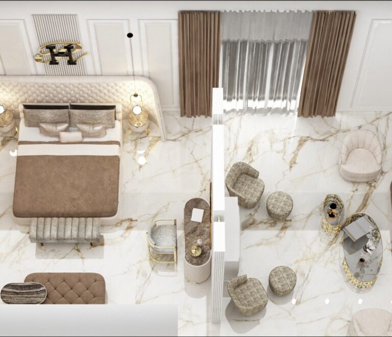 Luxury Bedroom - Up/Down View 2