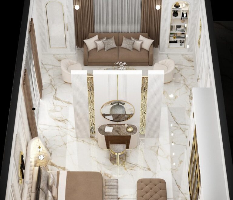 Luxury Bedroom - Up/Down View 3